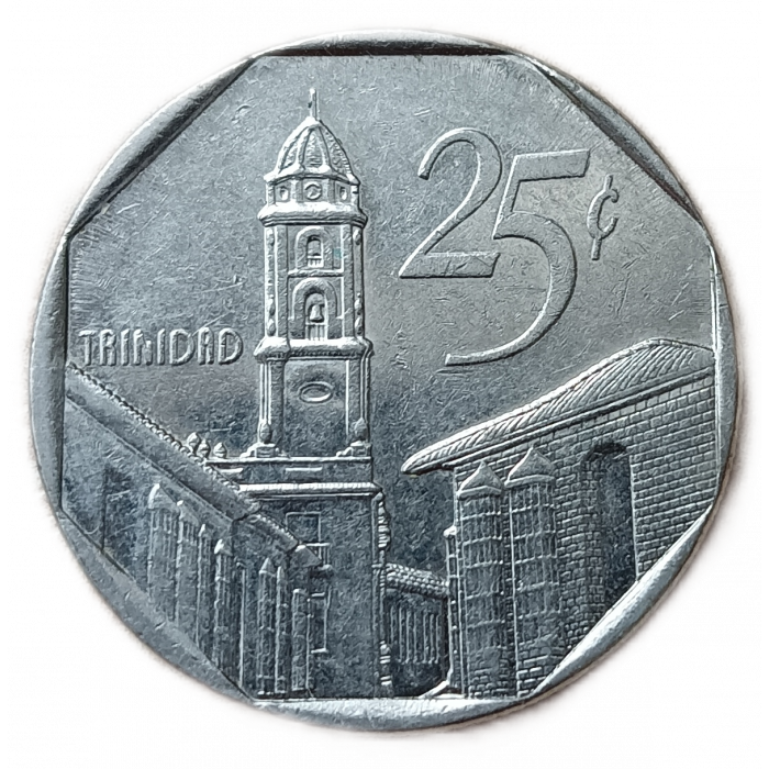 Куба 25 сентаво 1994 год Тринидад
