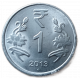 Индия 1 рупия 2013 год  
