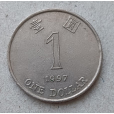 Гонконг 1 Доллар 1997 год , Цветок Баугиния  