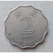 Гонконг 2 Доллара 1997 год , Цветок Баугиния  