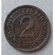 Германия 2 Рентенпфеннига 1924 год А Веймарская республика