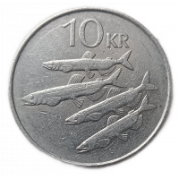 Исландия 10 Крон 1994 год Мойва