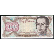 Венесуэла 100 Боливар 1992 год , VF , Симон Боливар  