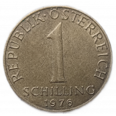 Австрия 1 Шиллинг 1976 год, Эдельвейс