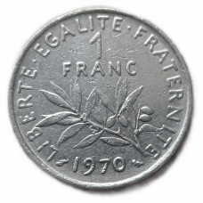 Франция 1 Франк 1970 год
