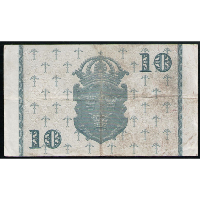 Швеция 10 крон 1946 год Густав 1 Ваза 