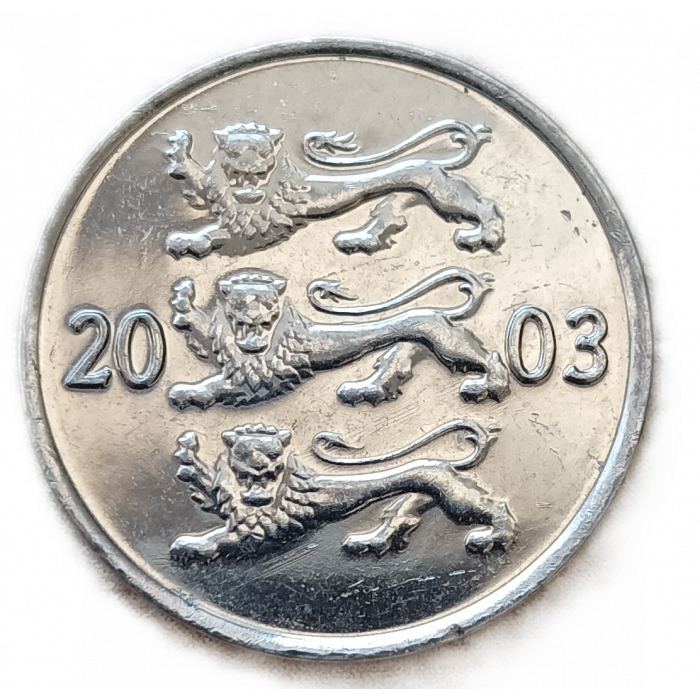 Эстония 20 сентов 2003 год 