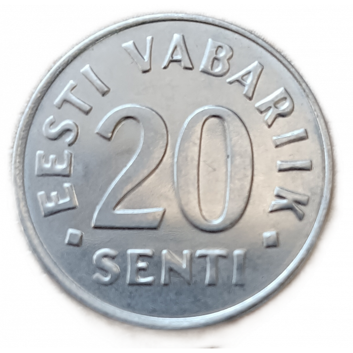 Эстония 20 сентов 2006 год 