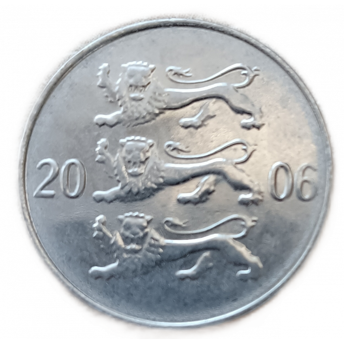 Эстония 20 сентов 2006 год 