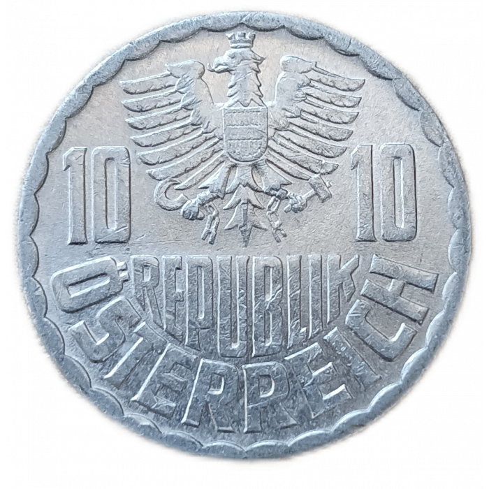 Австрия 10 Грошей 1978 год