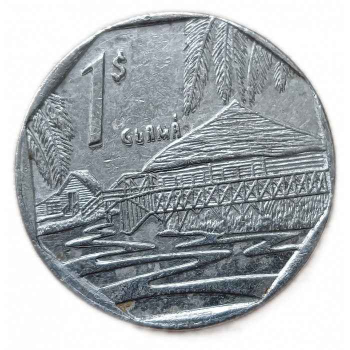 Куба 1 Песо 1998 год Гуама