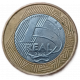 Бразилия 1 Реал 2008 год Биметалл