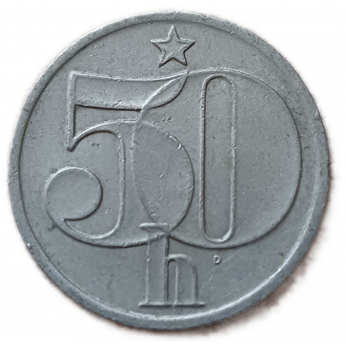 Чехословакия 50 Геллеров 1982 год