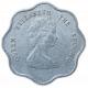 Восточные Карибы 5 центов 1989 год Королева Елизавета 2