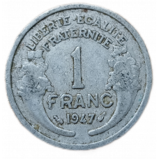 Франция 1 Франк 1947 год