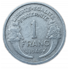 Франция 1 Франк 1945 год