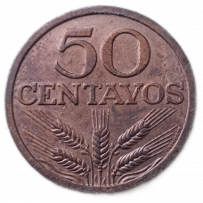 Португалия 50 сентаво 1970 год