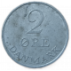 Дания 2 Эре 1971 год Король Фредерик 9