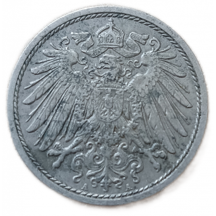 Германия 10 пфеннигов 1914 год А