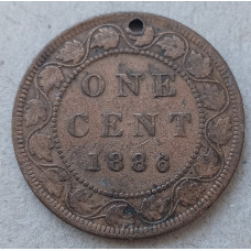 Канада 1 Цент 1886 год, Виктория