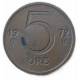 Швеция 5 Эре 1972 год , Густав 6