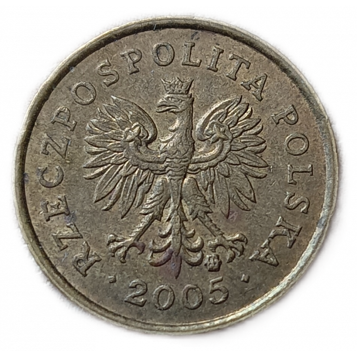 Польша 1 Грош 2005 год, Герб