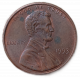 США 1 Цент 1993 год, Мемориал Линкольна, Авраам Линкольн