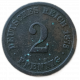 Германия 2 Пфеннига 1875 год F 
