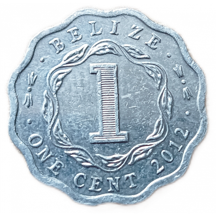 Белиз 1 Цент 2012 год, Елизавета 2