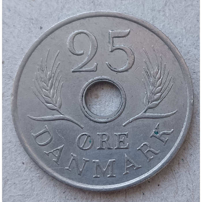 Дания 25 эре 1972 год , Король Фредерик 9