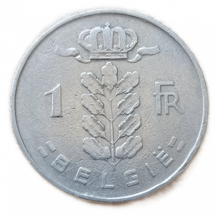 Бельгия 1 Франк 1951 год BELGIE Бодуэн 1