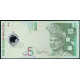 Малайзия 5 Ринггит 2004 год UNC полимер Король Туанку Абдул Рахман Башни близнецы Петронас Куала-Лумпур