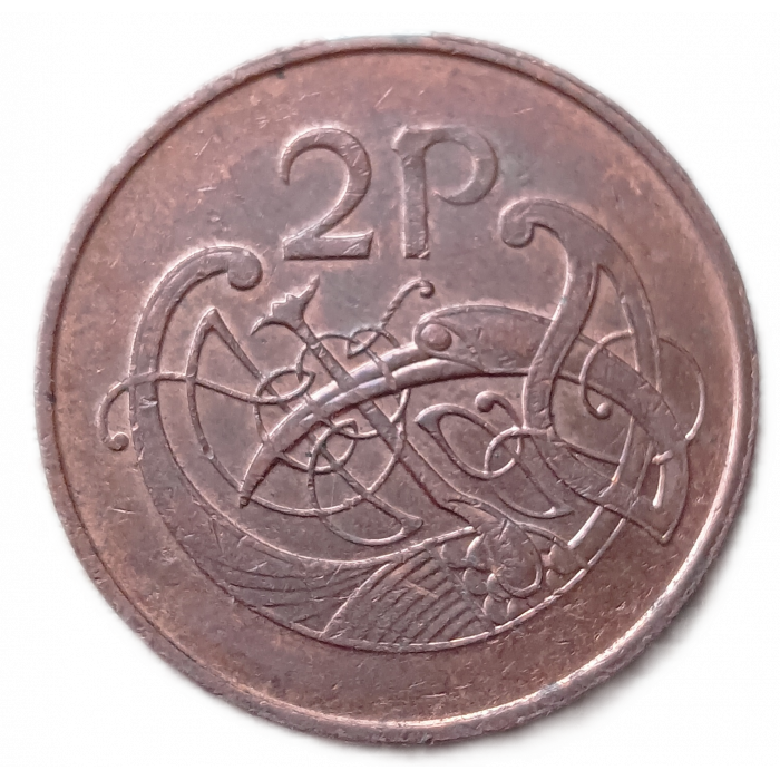 Ирландия 2 Пенса 1996 год Птица