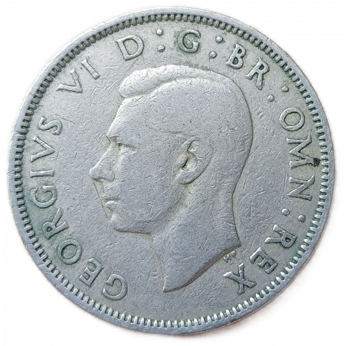 Великобритания 2 Шиллинга 1951 год Король Георг 6