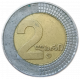 Грузия 2 Лари 2006 год , Герб , Биметалл