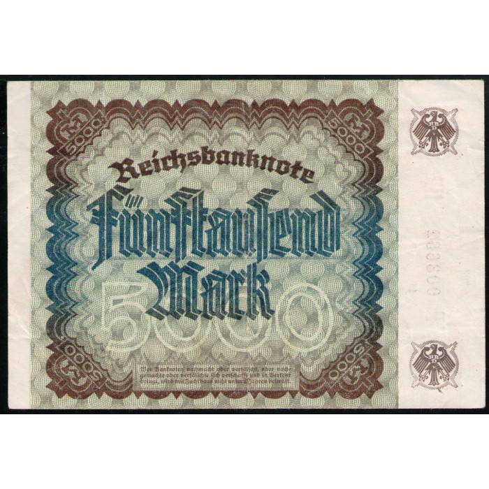 Германия 5000 Марок 1922 год