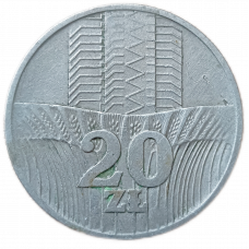 Польша 20 Злотых 1973 год 