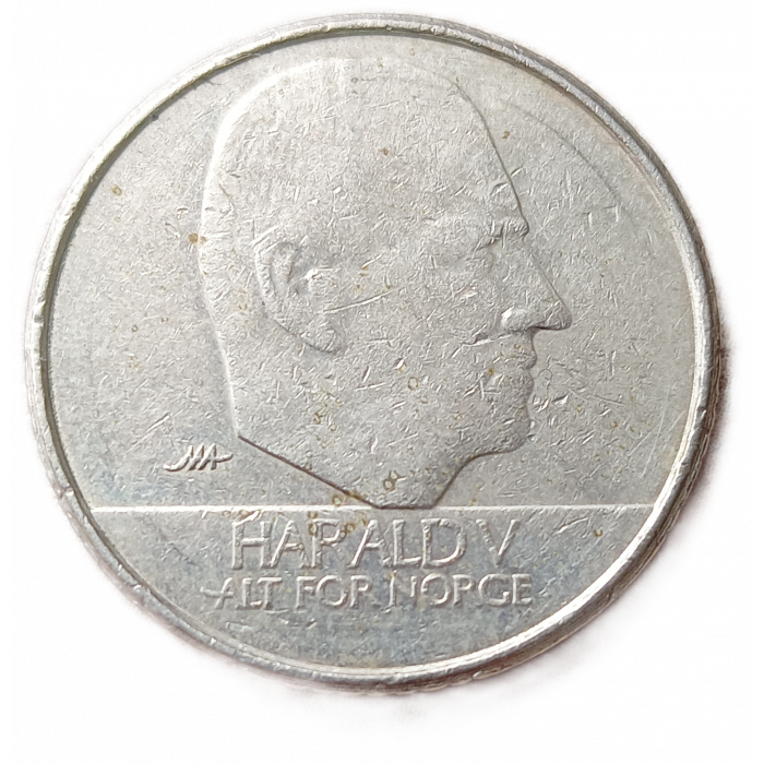 Норвегия 10 Крон 1995 год Харальд 5