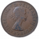 Великобритания 1 Пенни 1963 год  Елизавета 2