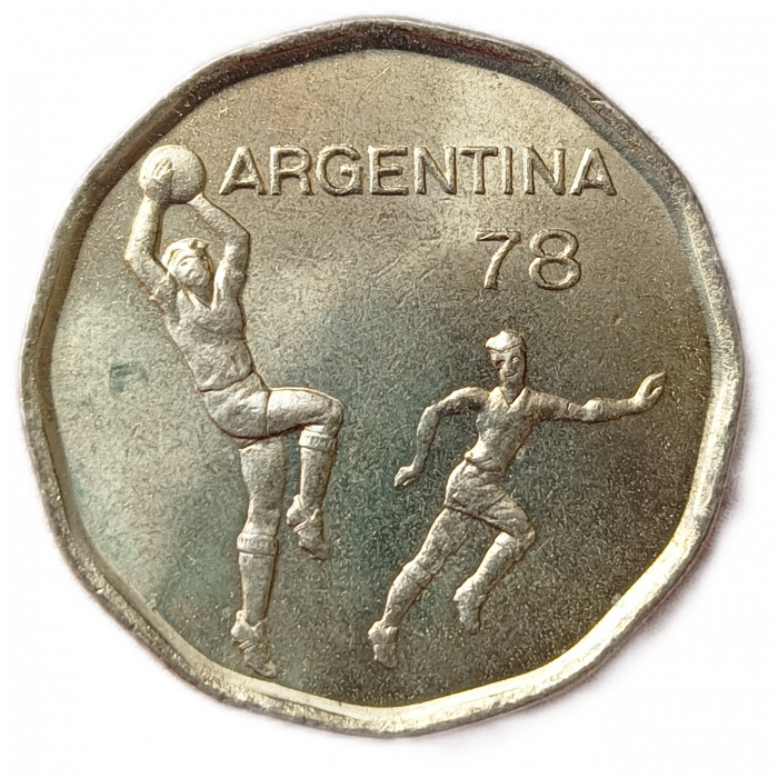 Аргентина 20 Песо 1978 год Чемпионат мира по футболу 1978 года в Аргентине
