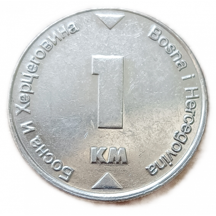 Босния и Герцеговина 1 Конвертируемая Марка 2009 год Герб