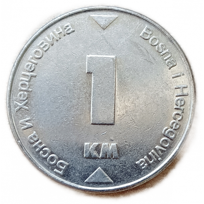 Босния и Герцеговина 1 Конвертируемая Марка 2007 год Герб