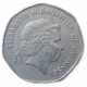 Гернси 20 Пенсов 1999 год , Карта острова Гернси , Елизавета 2