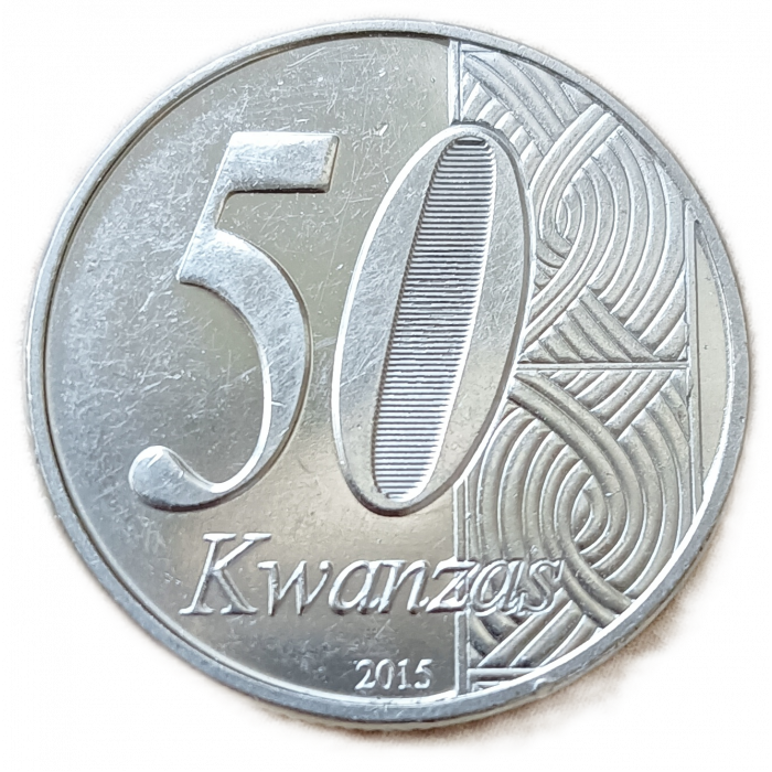 Ангола 50 Кванза 2015 год , 40 лет независимости