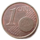 Финляндия 1 Евроцент 2005 год Финский геральдический лев
