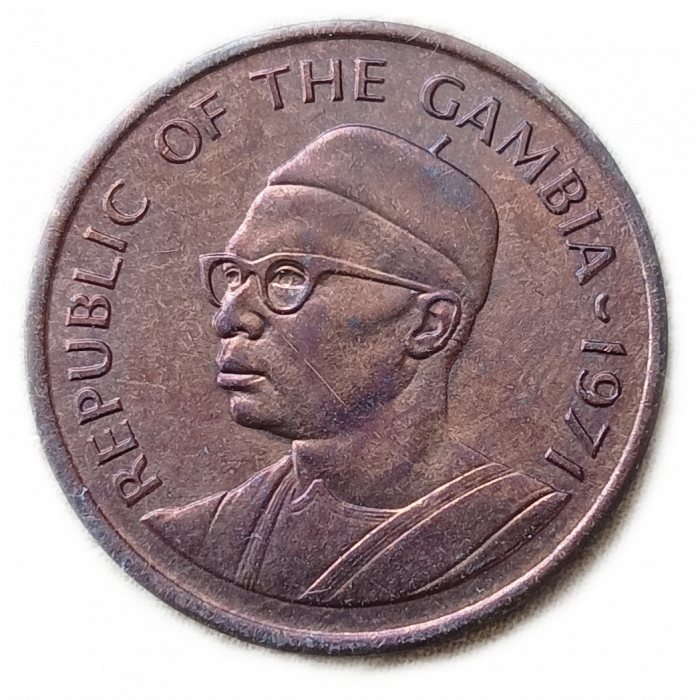 Гамбия 1 Бутут 1971 год , Арахис