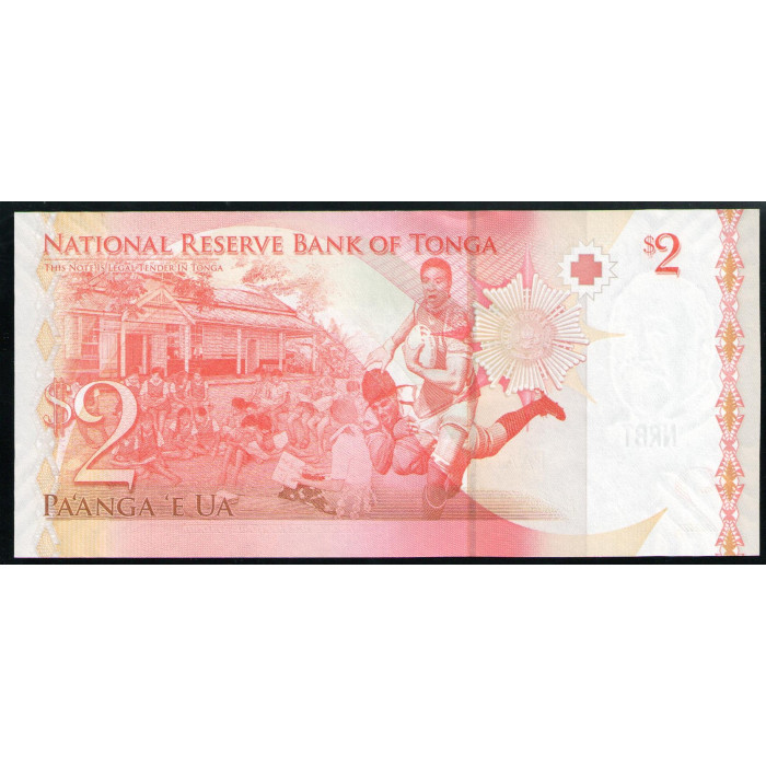 Тонга 2 Паанга 2009 год UNC Король Тонга Георг Тупоу 5 Игроки в регби