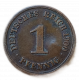 Германия 1 Пфенниг 1900 год F