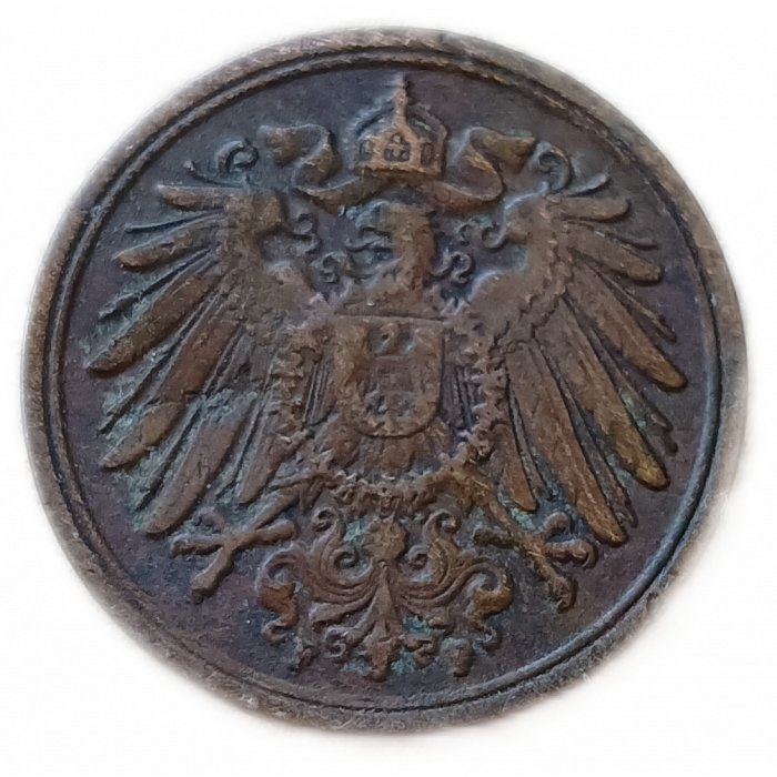 Германия 1 Пфенниг 1900 год F