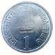 Индия 1 Рупия 2010 год, 75-летие резервного банка Индии, Лев
